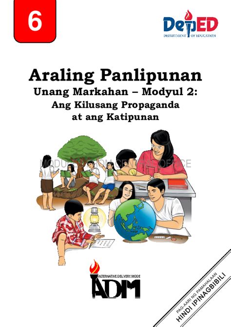 layunin ng katipunan|Araling Panlipunan 6 Unang Markahan .